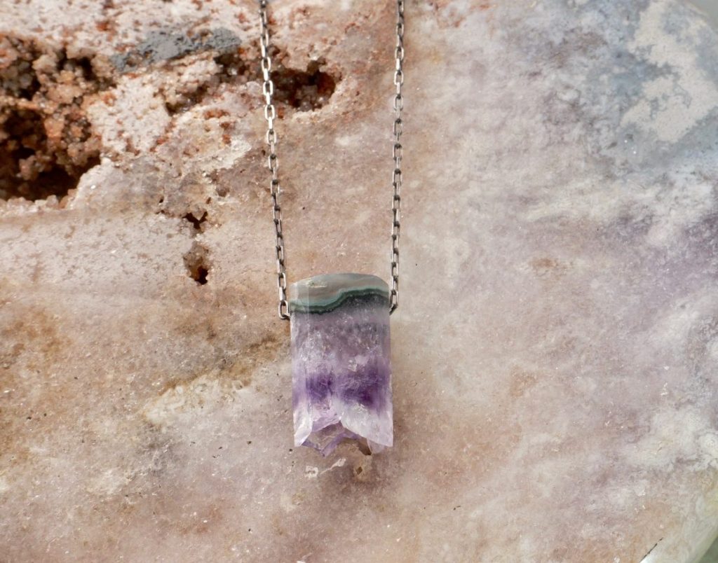 Amethyst Stalactite Pendant 2