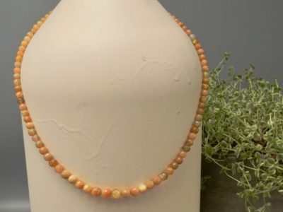 ethiopian opal moons necklace
