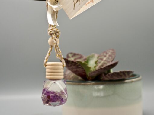 amethyst crystals ~ lavender~ vanilla oil diffuser